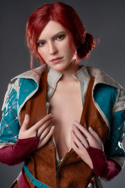 Triss Realistic Silicone 1:1 Replica Cosplay Model Doll replica doll from Game Lady for collectors, display and premium shelf presentation