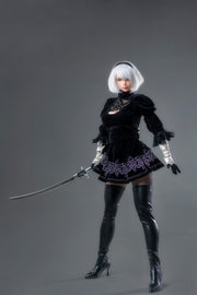 Yorha 2B - Realistic Silicone 1:1 Replica Cosplay Model Doll IN STOCK replica doll from Game Lady for collectors, display and premium shelf