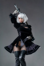 Yorha 2B - Realistic Silicone 1:1 Replica Cosplay Model Doll IN STOCK replica doll from Game Lady for collectors, display and premium shelf