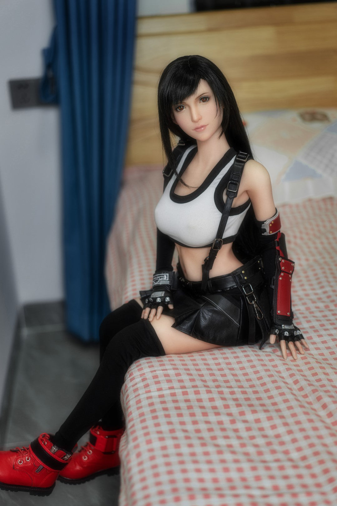 Tifa Realistic Silicone 1:2 Replica Cosplay Model Doll IN STOCK replica doll from Game Lady for collectors, display and premium shelf