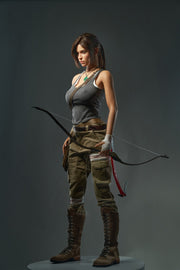Lara Realistic Silicone 1:1 Replica Cosplay Model Doll replica doll from Game Lady for collectors, display and premium shelf presentation