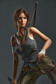 Lara Realistic Silicone 1:1 Replica Cosplay Model Doll replica doll from Game Lady for collectors, display and premium shelf presentation