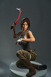 Lara Realistic Silicone 1:1 Replica Cosplay Model Doll replica doll from Game Lady for collectors, display and premium shelf presentation