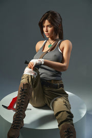 Lara Realistic Silicone 1:1 Replica Cosplay Model Doll replica doll from Game Lady for collectors, display and premium shelf presentation