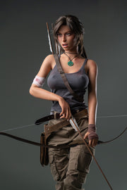 Lara Realistic Silicone 1:1 Replica Cosplay Model Doll replica doll from Game Lady for collectors, display and premium shelf presentation
