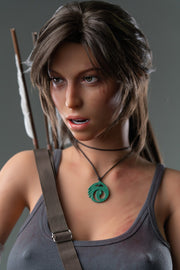 Lara Realistic Silicone 1:1 Replica Cosplay Model Doll replica doll from Game Lady for collectors, display and premium shelf presentation