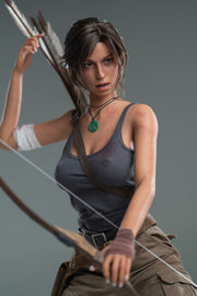Lara Realistic Silicone 1:1 Replica Cosplay Model Doll replica doll from Game Lady for collectors, display and premium shelf presentation